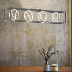 Lámpara Colgante LED Gisi, CCT, Atenuable, 4 Luces