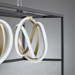 Lámpara Colgante LED Gisi, CCT, Atenuable, 4 Luces -Fischer & Honsel 10000906 4