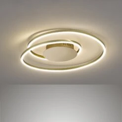 Plafón LED Holy Ø 49cm Latón Mate -Fischer & Honsel 10003950 2