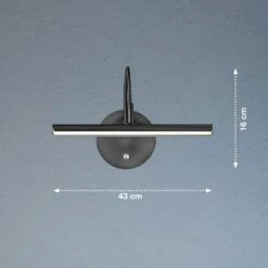 Aplique LED Nami Con Interruptor, CCT, Negro Arena 8 Aplique LED Nami Con Interruptor, CCT, Negro Arena -Fischer & Honsel 10004032 3