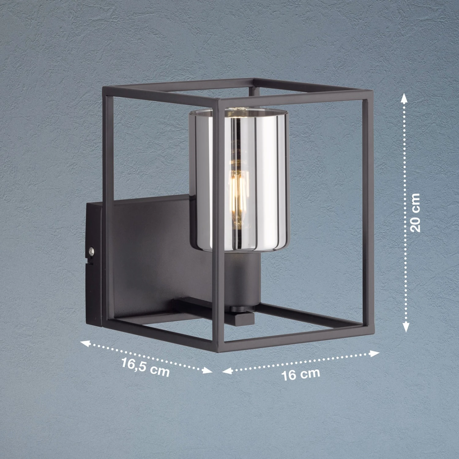 Aplique Iska Con Marco Y Pantalla De Vidrio 2 Aplique Iska Con Marco Y Pantalla De Vidrio - Imagen 2