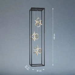 Lámpara De Pie LED Gesa, 3 Elementos Luz En Jaula 7 Lámpara De Pie LED Gesa, 3 Elementos Luz En Jaula -Fischer & Honsel 10004384 3