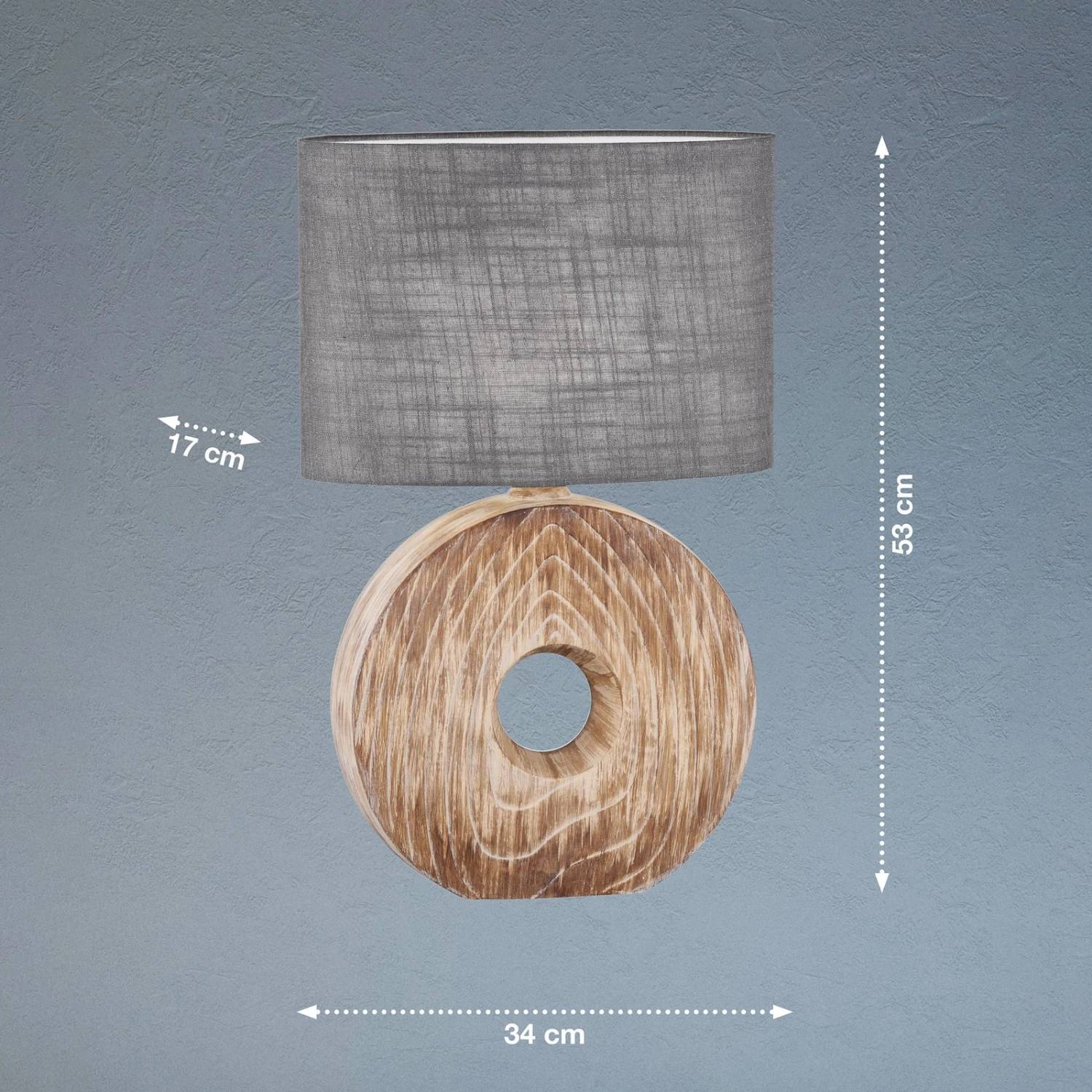 Lámpara De Mesa Hanke Altura 53 Cm 2 Lámpara De Mesa Hanke Altura 53 Cm - Imagen 2