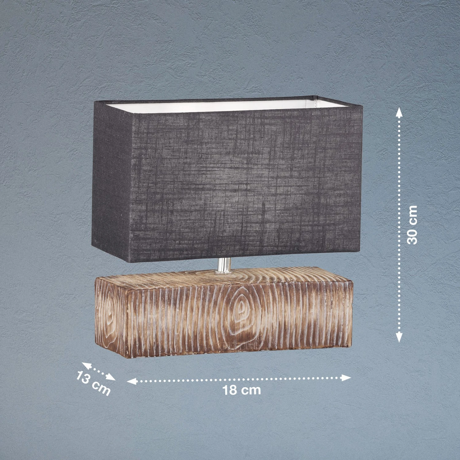 Lámpara De Mesa Hauke Pantalla De Lino 18x13 Cm 4 Lámpara De Mesa Hauke Pantalla De Lino 18x13 Cm - Imagen 4