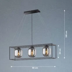 Lámpara Colgante Regi Marco De Pantalla, 3 Luces -Fischer & Honsel 10004448 3