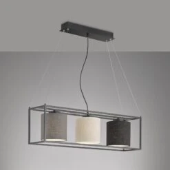 Lámpara Colgante Gilli, 3 Luces 6 Lámpara Colgante Gilli, 3 Luces -Fischer & Honsel 10004450 2