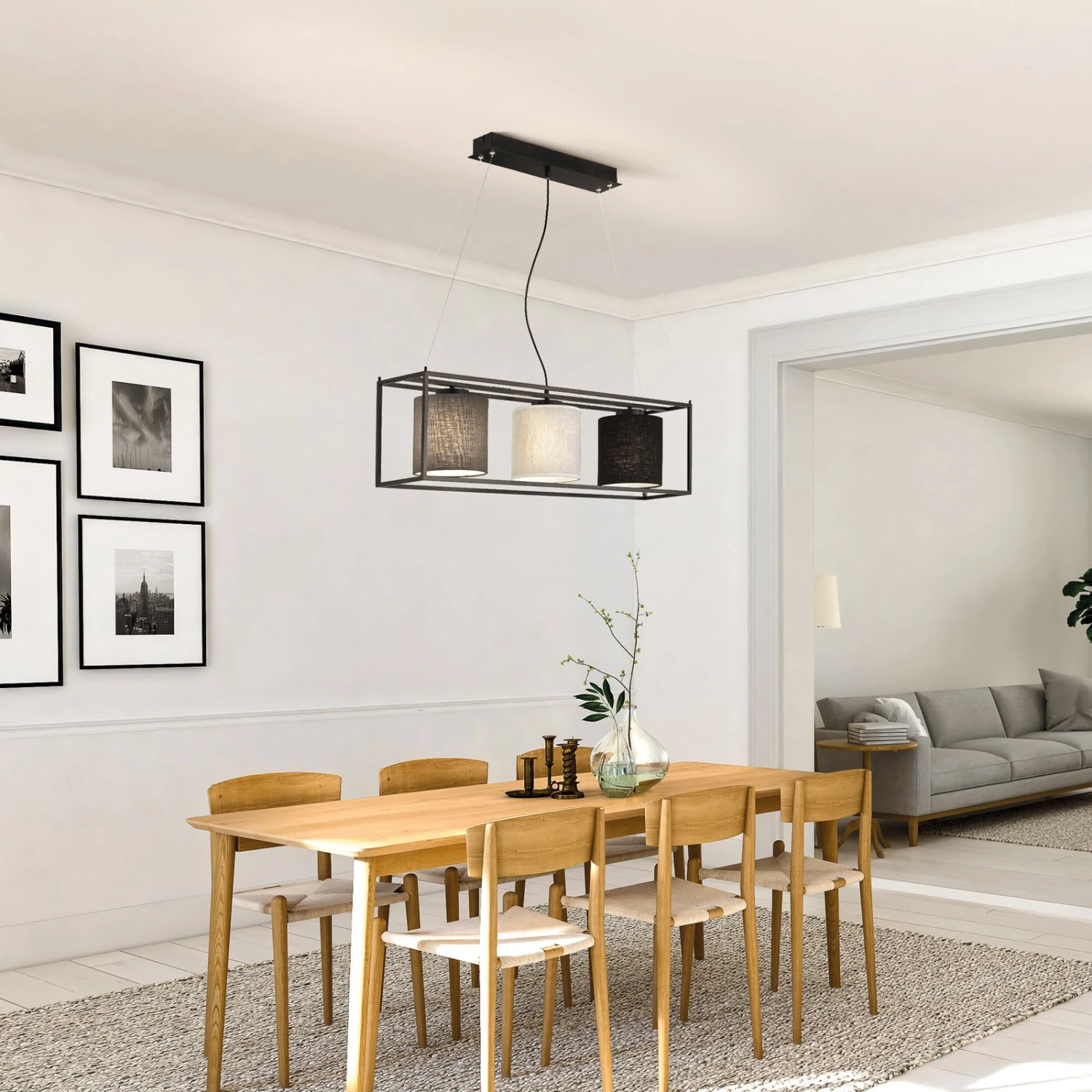 Lámpara Colgante Gilli, 3 Luces 1 Lámpara Colgante Gilli, 3 Luces