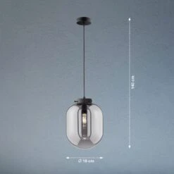 Lámpara Colgante Regi, 1 Luz, Ø 18 Cm