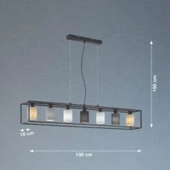Lámpara Colgante Isko, 7 Luces -Fischer & Honsel 10004456 3