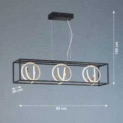 Lámpara Colgante LED Gisi, CCT 3 Luces