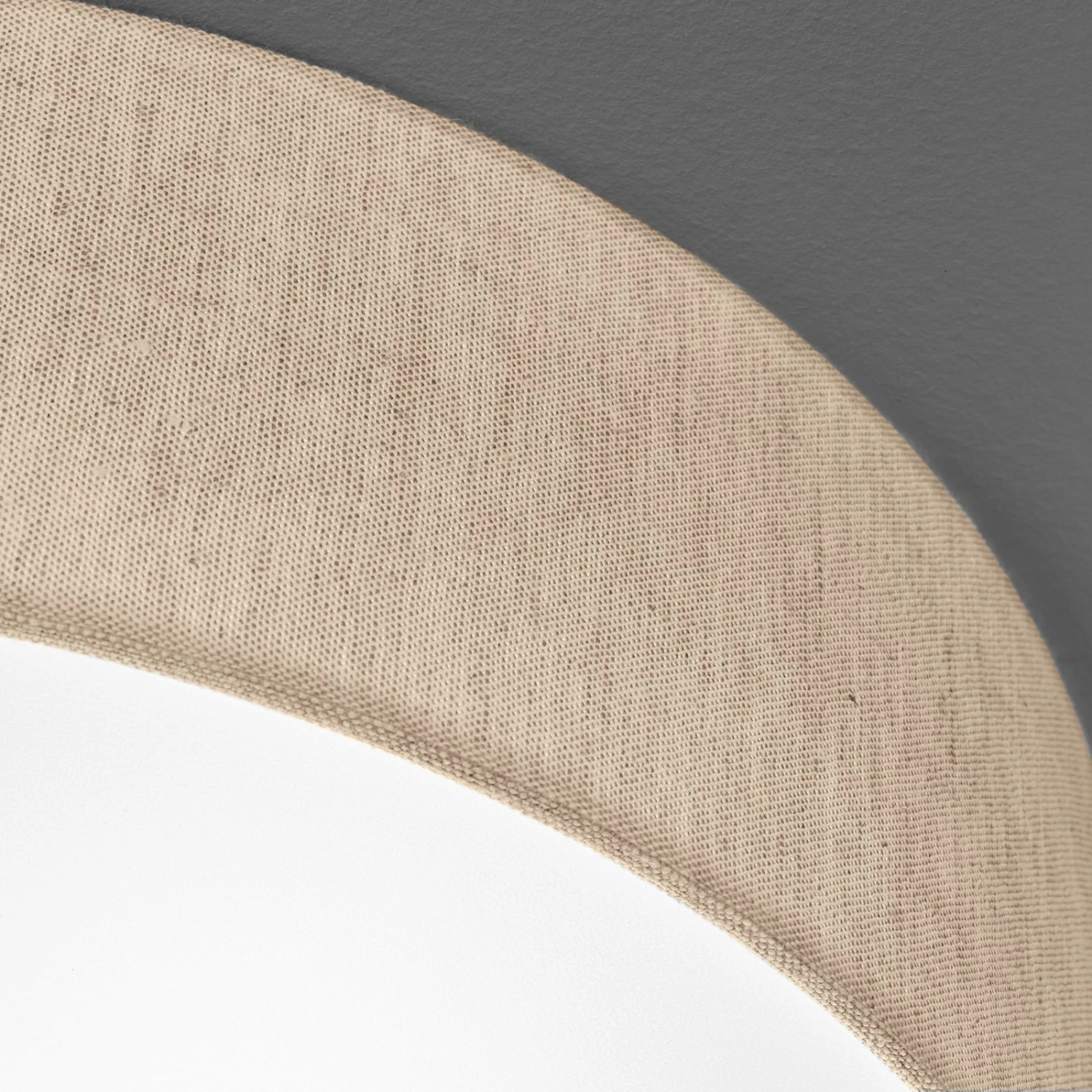 Plafón Textil Thor, Arena, Ø 40cm 2 Plafón Textil Thor, Arena, Ø 40cm - Imagen 2