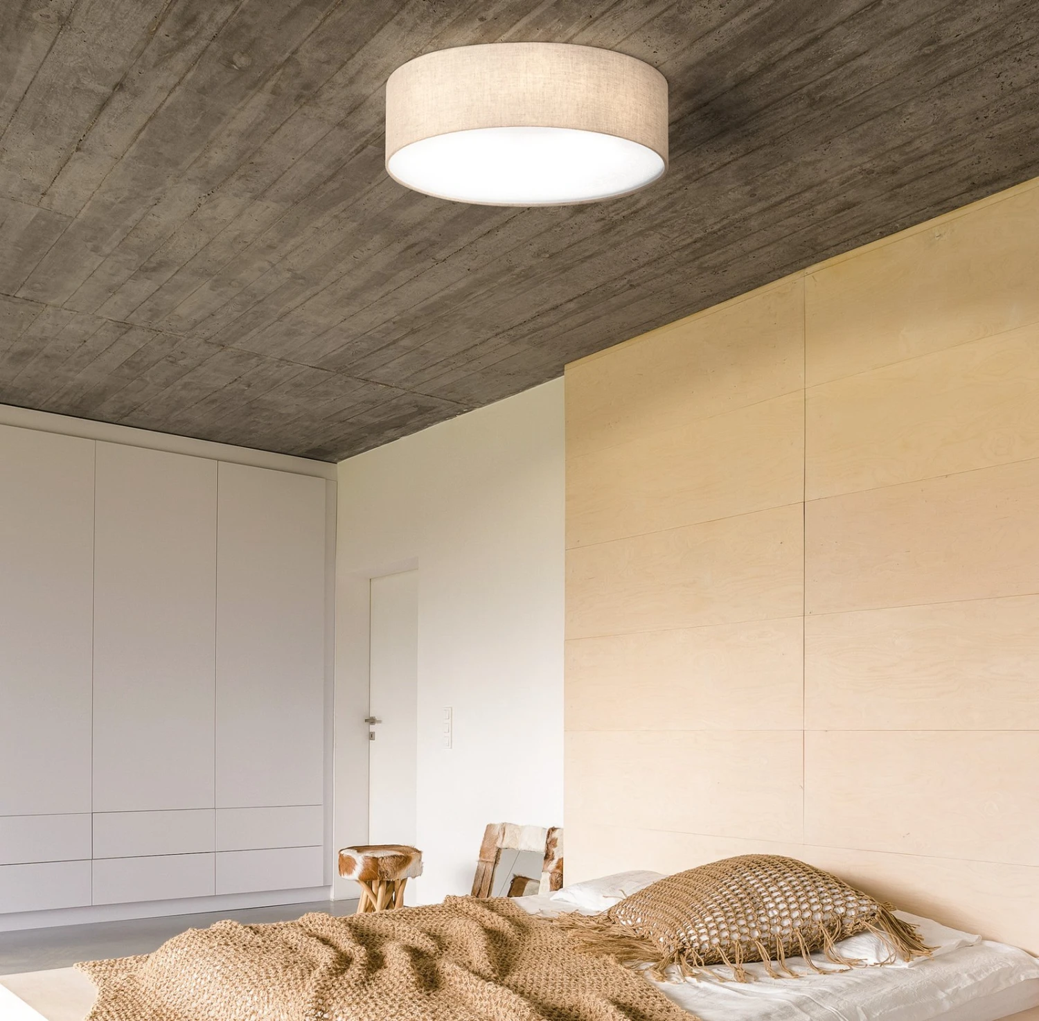 Plafón Textil Thor Ø 60cm 2 Plafón Textil Thor Ø 60cm - Imagen 2