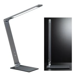 Lámpara Mesa LED Geri Dimmer Sensor CCT Antracita