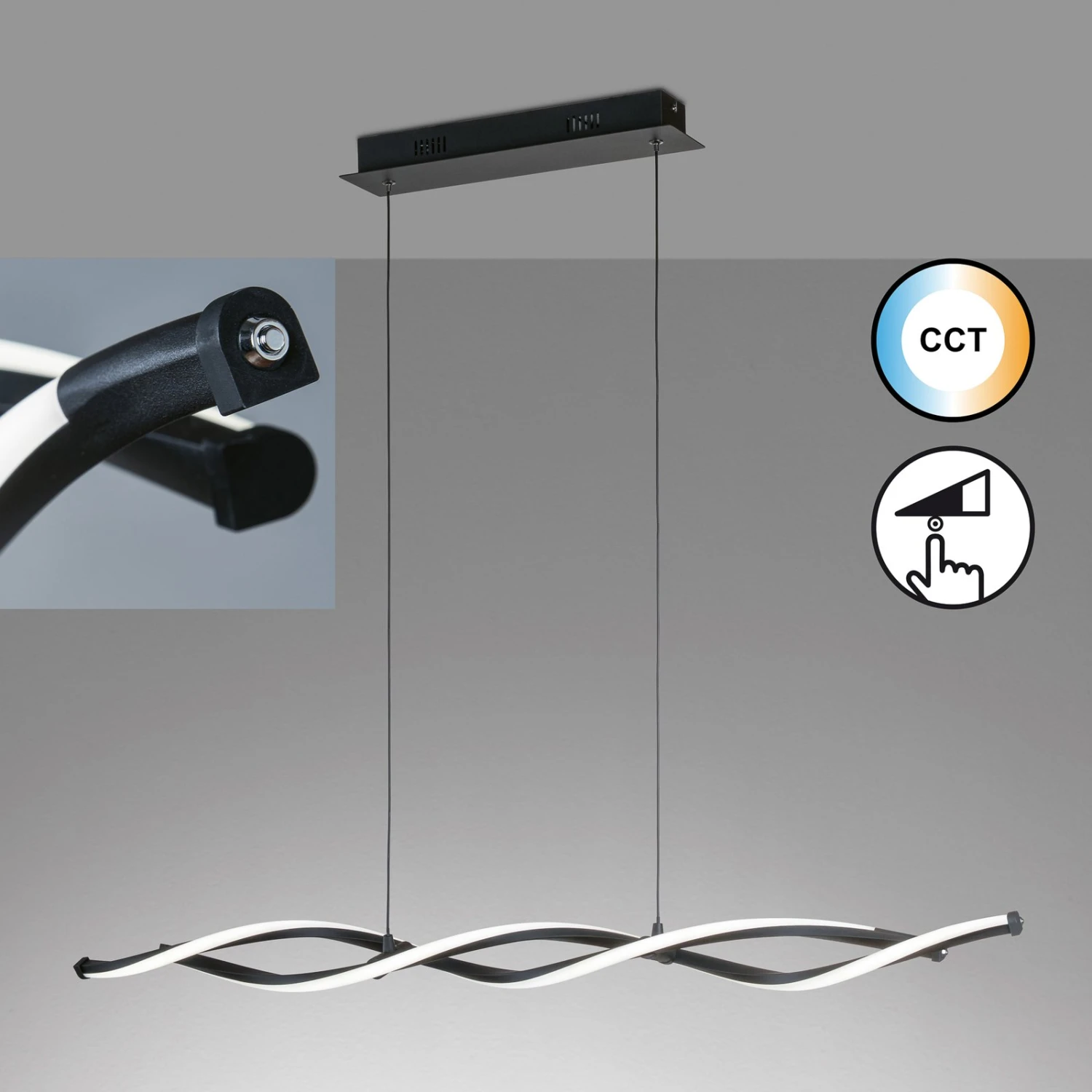 LED Colgante Dreje En Diseño Trenzado Dim/CCT 3 LED Colgante Dreje En Diseño Trenzado Dim/CCT - Imagen 3