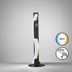 De Mesa LED Bridge Sensor De Gestos Dim CCT Negro