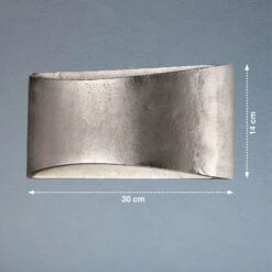 Aplique LED Shine Alu Níquel Envejecido 2 Luces 5 Aplique LED Shine Alu Níquel Envejecido 2 Luces -Fischer & Honsel 3525357 2