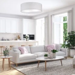 Plaf贸n Thor, 脴 40 Cm, Blanco