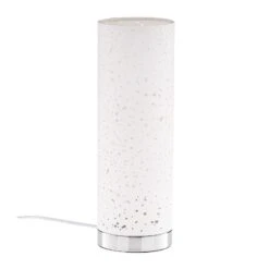 Lámpara De Mesa Tubular Thor Blanco -Fischer & Honsel 4581336 2