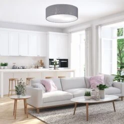 Plaf贸n Thor, 脴 40 Cm, Gris