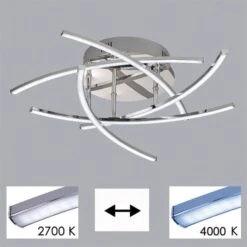 Lámpara LED De Techo Cross Tunable White 5 Luces 17 Lámpara LED De Techo Cross Tunable White 5 Luces -Fischer & Honsel 4581570 7