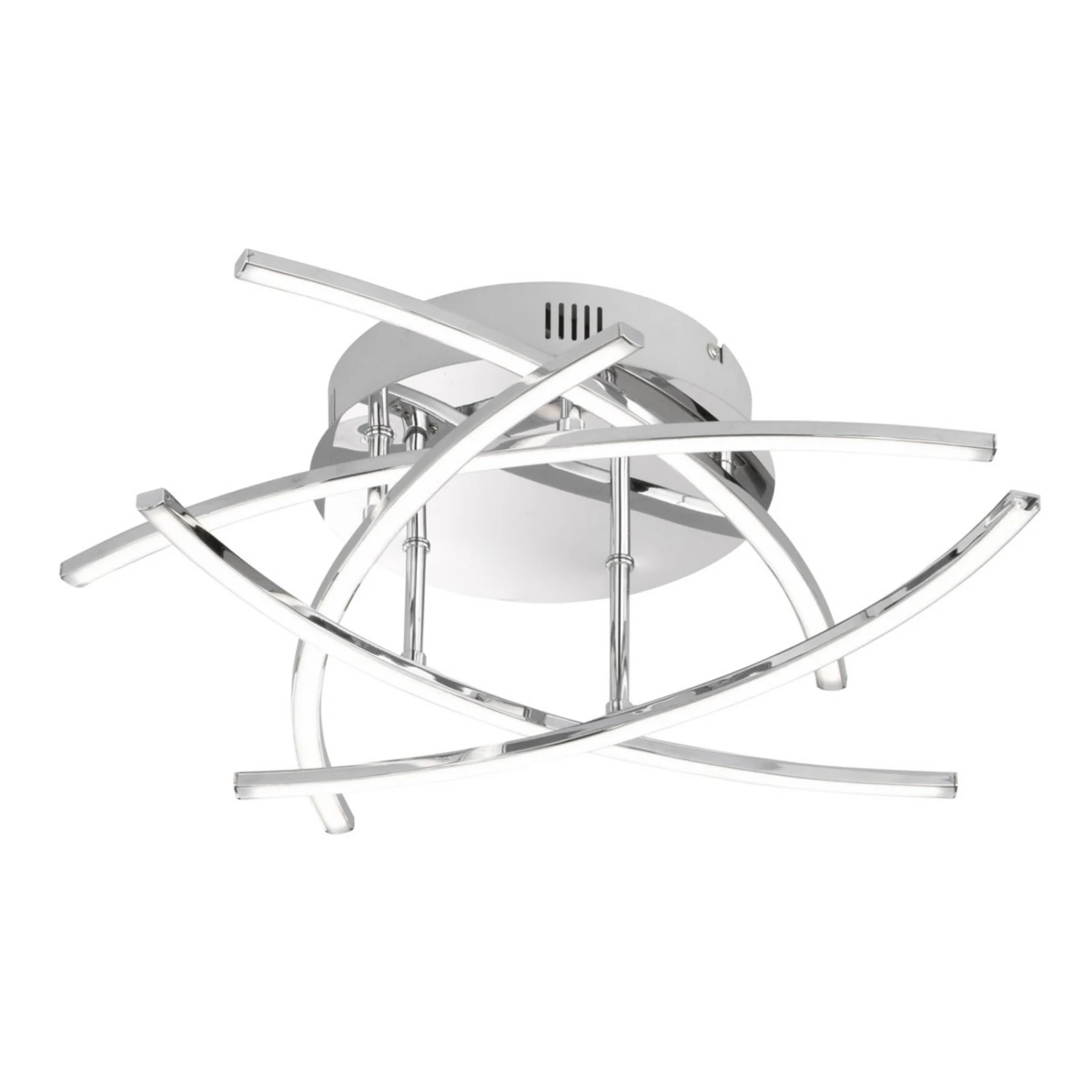 Lámpara LED De Techo Cross 5 Luces, Cromo 6 Lámpara LED De Techo Cross 5 Luces, Cromo - Imagen 6