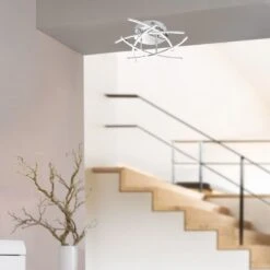 Lámpara LED De Techo Cross 5 Luces, Cromo 16 Lámpara LED De Techo Cross 5 Luces, Cromo -Fischer & Honsel 4581571 6