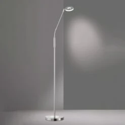 Lámpara De Pie LED Dent, CCT, 1 Luz, Níquel 22 Lámpara De Pie LED Dent, CCT, 1 Luz, Níquel -Fischer & Honsel 4581600 9