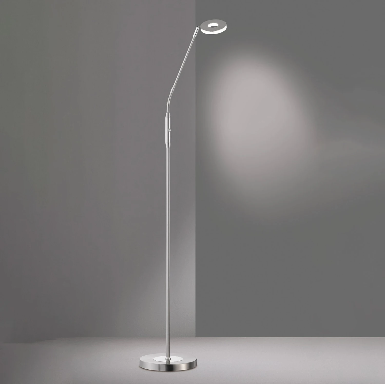 Lámpara De Pie LED Dent, CCT, 1 Luz, Níquel 10 Lámpara De Pie LED Dent, CCT, 1 Luz, Níquel - Imagen 10
