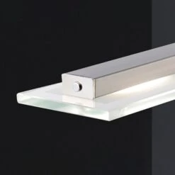 Lámpara LED Tenso Con Potenciómetro, Níquel 64cm