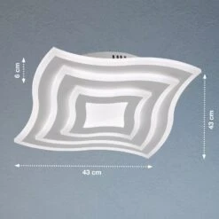 Lámpara LED De Techo Gorden, Control Remoto, Marco -Fischer & Honsel 4581636 16