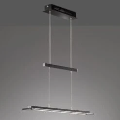 Lámpara Colgante LED Tenso TW Atenuador Negro 88cm