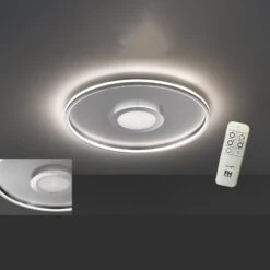 Lámpara LED De Techo Bug Redonda, Cromo, 60cm 13 Lámpara LED De Techo Bug Redonda, Cromo, 60cm -Fischer & Honsel 4581655 5