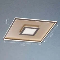 Lámpara LED De Techo Bug Cuadrada, óxido 60x60cm 7 Lámpara LED De Techo Bug Cuadrada, óxido 60x60cm -Fischer & Honsel 4581664 3