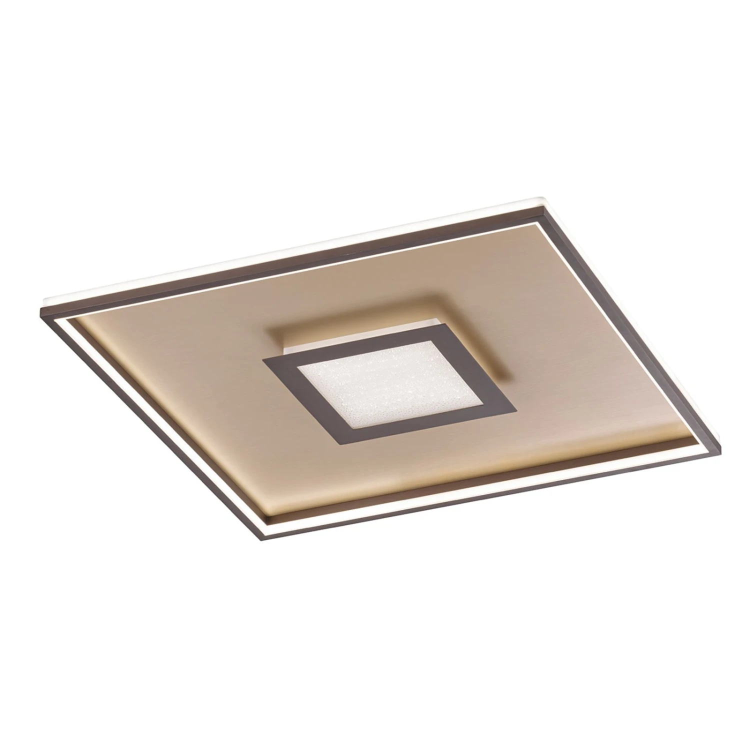 Lámpara LED De Techo Bug Cuadrada, óxido 60x60cm 1 Lámpara LED De Techo Bug Cuadrada, óxido 60x60cm