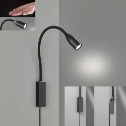 Aplique LED Sten Con Control Por Gestos, Negro -Fischer & Honsel 4581673 7