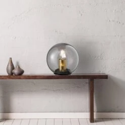 Lámpara De Mesa Dini, Pantalla Bola Vidrio, 20cm 6 Lámpara De Mesa Dini, Pantalla Bola Vidrio, 20cm -Fischer & Honsel 4581696 2