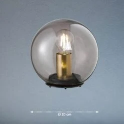 Lámpara De Mesa Dini, Pantalla Bola Vidrio, 20cm 7 Lámpara De Mesa Dini, Pantalla Bola Vidrio, 20cm -Fischer & Honsel 4581696 3