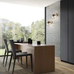 Aplique Con Aspecto De Madera Y Pantalla De Jaula