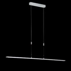 Colgante LED Metz, Dimmer, Largo 160 Cm, Aluminio 8 Colgante LED Metz, Dimmer, Largo 160 Cm, Aluminio -Fischer & Honsel 4581801 2