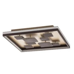 Plafón LED Rico, Regulable, Angular, Marrón -Fischer & Honsel 4581870 13