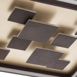 Plafón LED Rico, Regulable, Angular, Marrón -Fischer & Honsel 4581870 5
