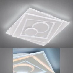 Plafón LED Ratio, Atenuable, 2 Círculos -Fischer & Honsel 4581872 4