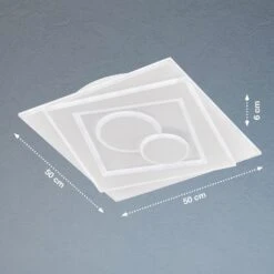 Plafón LED Ratio, Atenuable, 2 Círculos -Fischer & Honsel 4581872 5