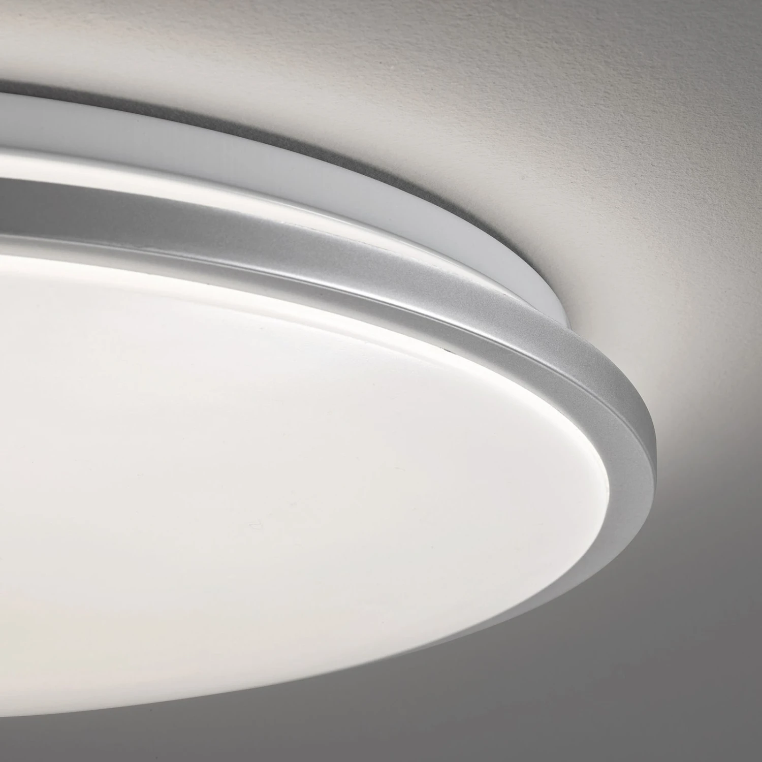 Plafón LED Jaso, Atenuable, Ø 40 Cm, Plata 5 Plafón LED Jaso, Atenuable, Ø 40 Cm, Plata - Imagen 5