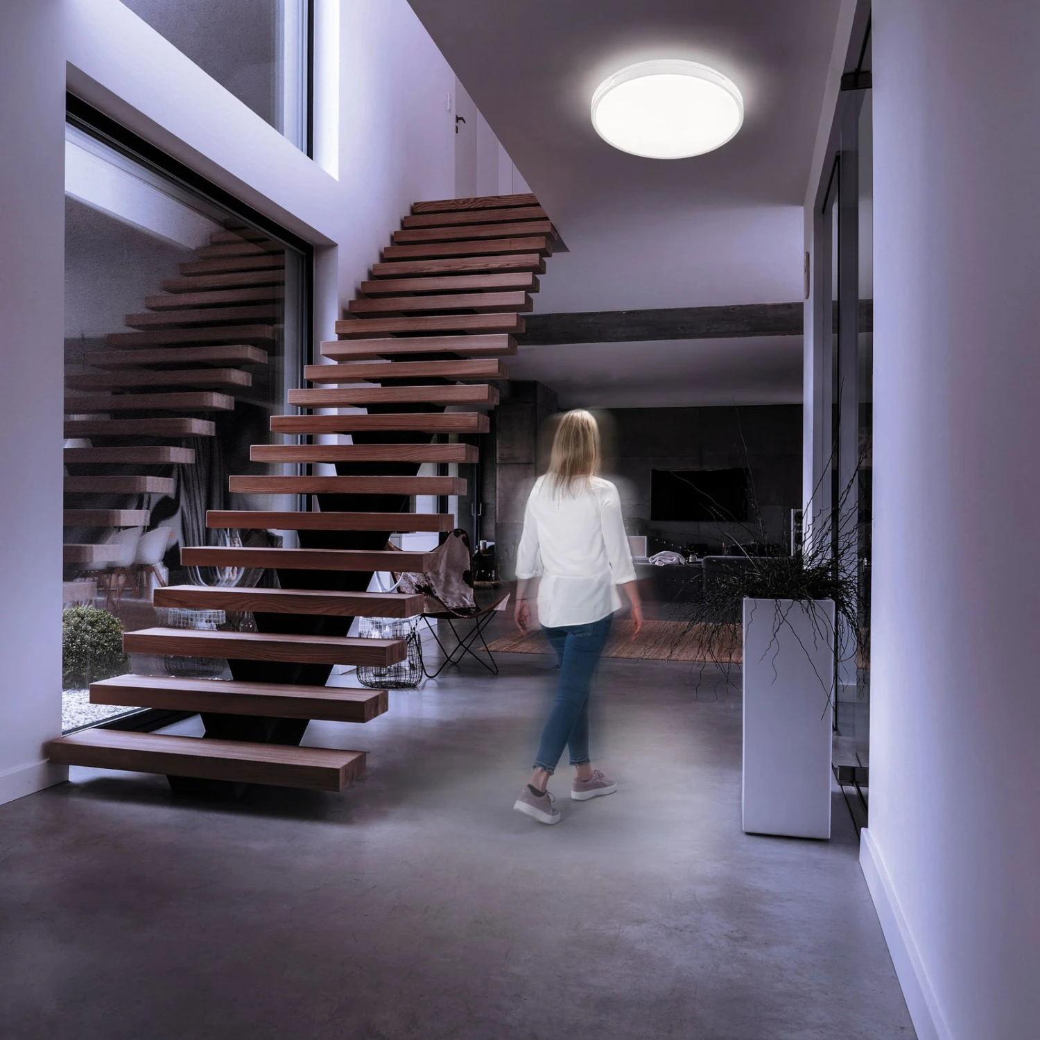 Plafón LED Tex BS, Detector De Movimiento Ø 49 Cm 6 Plafón LED Tex BS, Detector De Movimiento Ø 49 Cm - Imagen 6