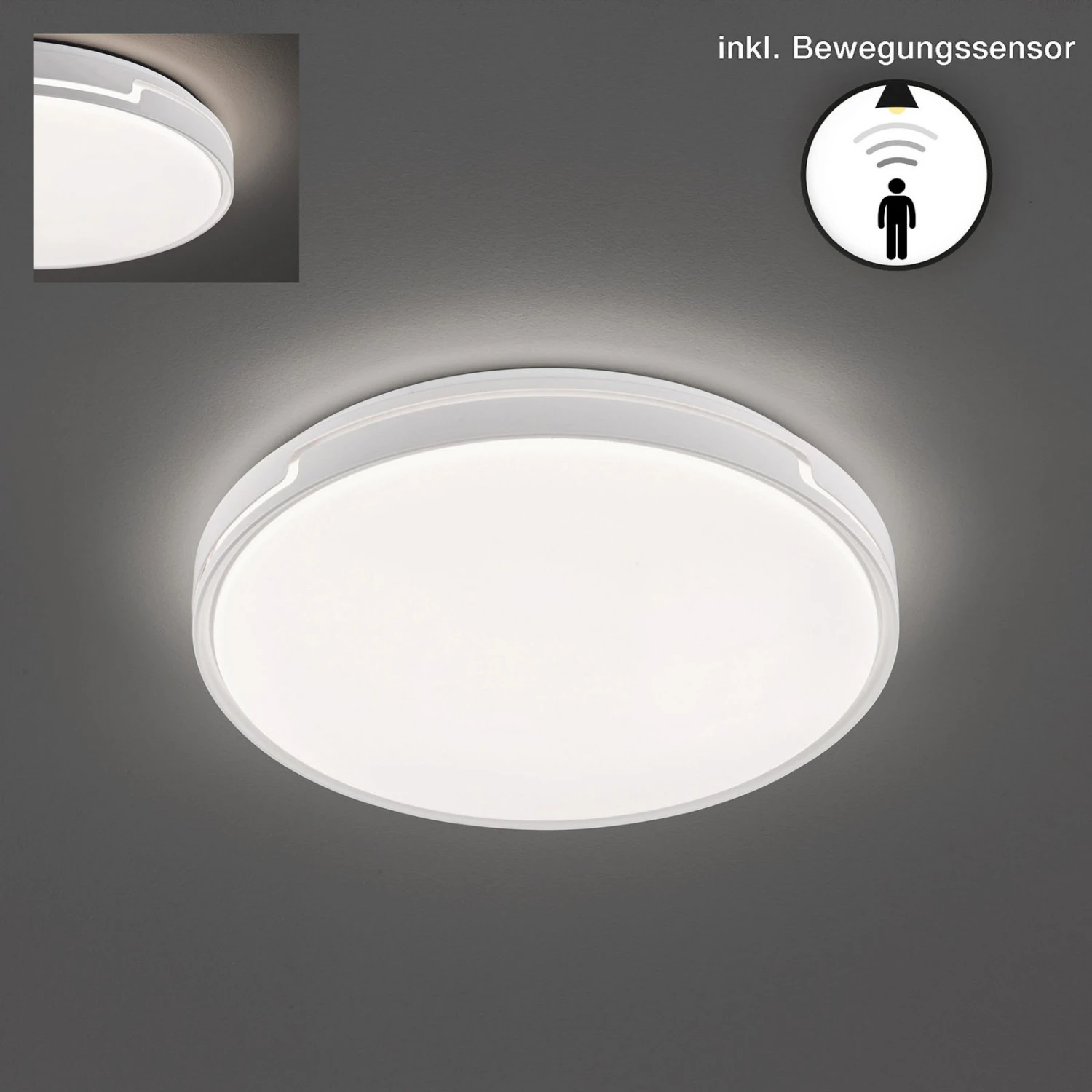 Plafón LED Tex BS, Detector De Movimiento Ø 49 Cm 7 Plafón LED Tex BS, Detector De Movimiento Ø 49 Cm - Imagen 7