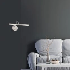 Aplique LED Nami, Interruptor, Color De Níquel -Fischer & Honsel 4581877 6