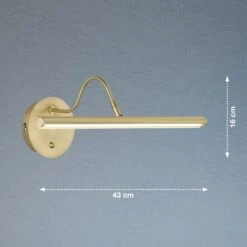 Aplique LED Nami Con Interruptor, Color Latón 17 Aplique LED Nami Con Interruptor, Color Latón -Fischer & Honsel 4581878 8