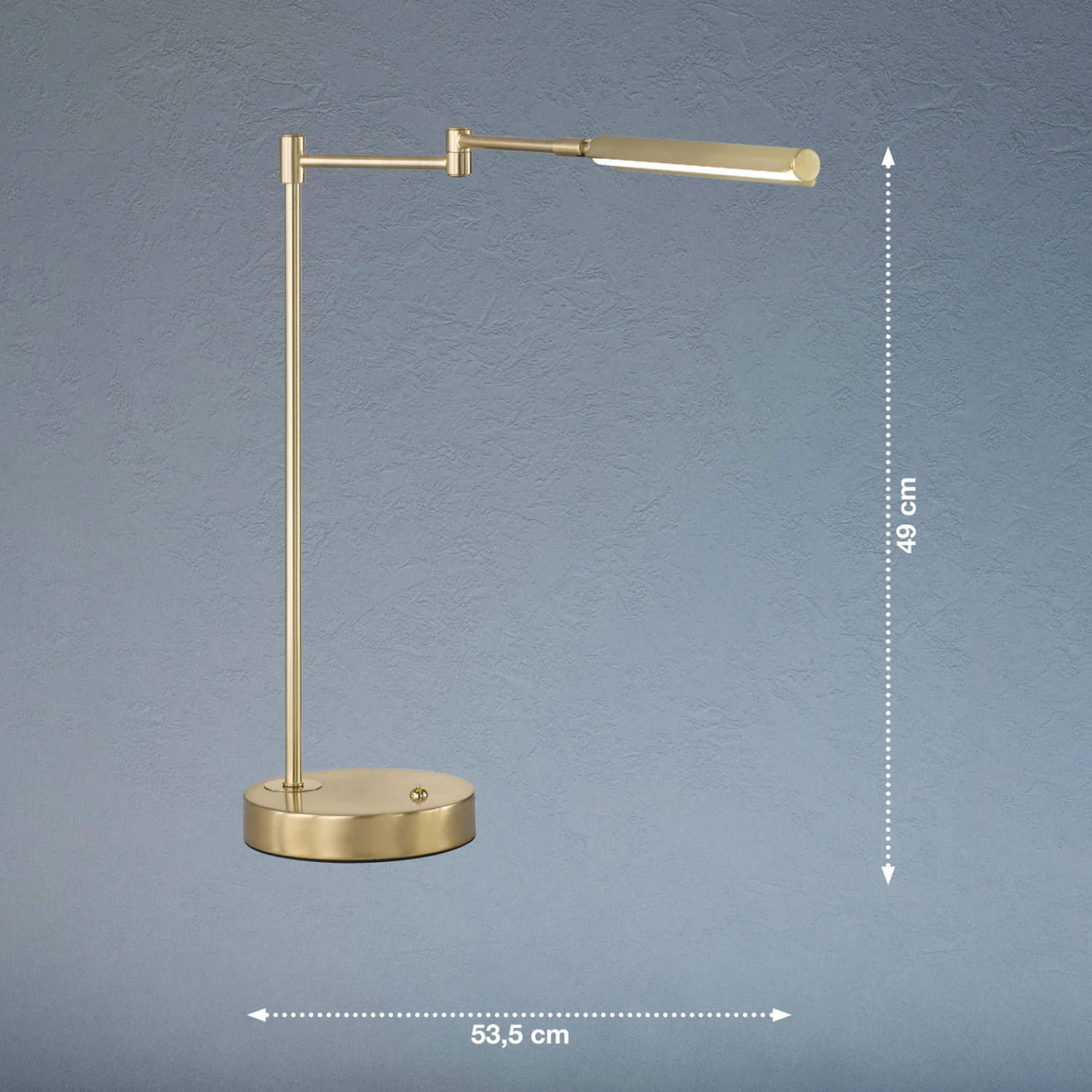 Lámpara De Mesa LED Nami, Atenuable, Color Latón 4 Lámpara De Mesa LED Nami, Atenuable, Color Latón - Imagen 4