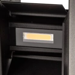 Aplique LED De Exterior, Negro, Angular 10 Aplique LED De Exterior, Negro, Angular -Fischer & Honsel 4581887 4